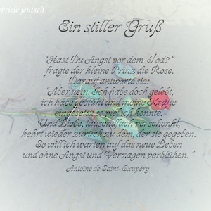 Carte Deuil Condoléances Condoléances "Rose"
