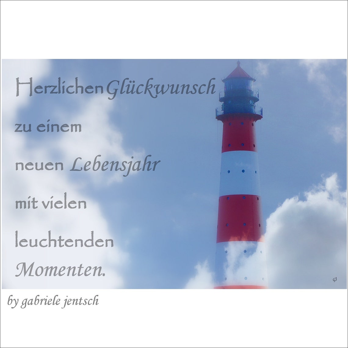 Geburtstagskarte Leuchtturm Etsy.de