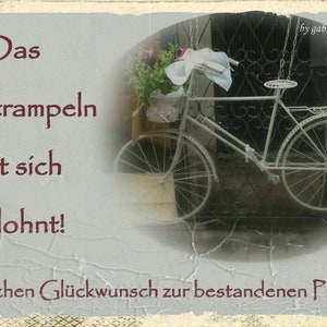 Karte  Prüfung Examen Bachelor