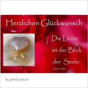 Karte  Hochzeit Lebenspartnerschaft Hochzeitskarte