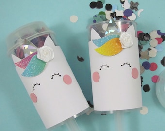 Confetti Popper Unicorn Rainbow