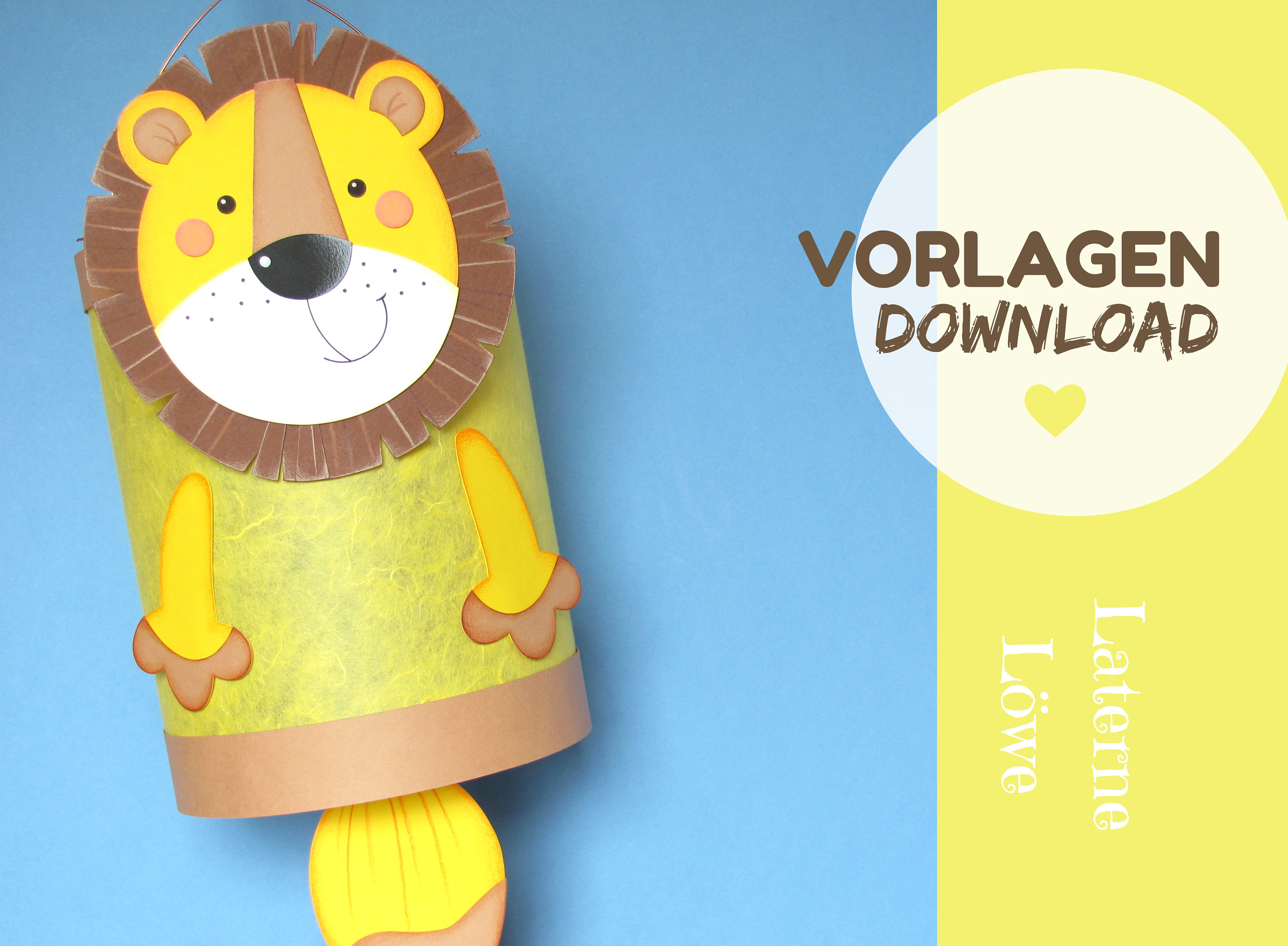 Digital Download Lion Lantern Craft Template - Etsy Digital Download Lion Lantern Craft Template - Etsy