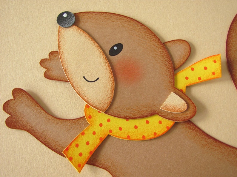 Download Vorlage Fensterbild Eichhörnchen zum Selberbasteln | Etsy