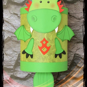 Digital Download Dragon Lantern Craft Template - Etsy