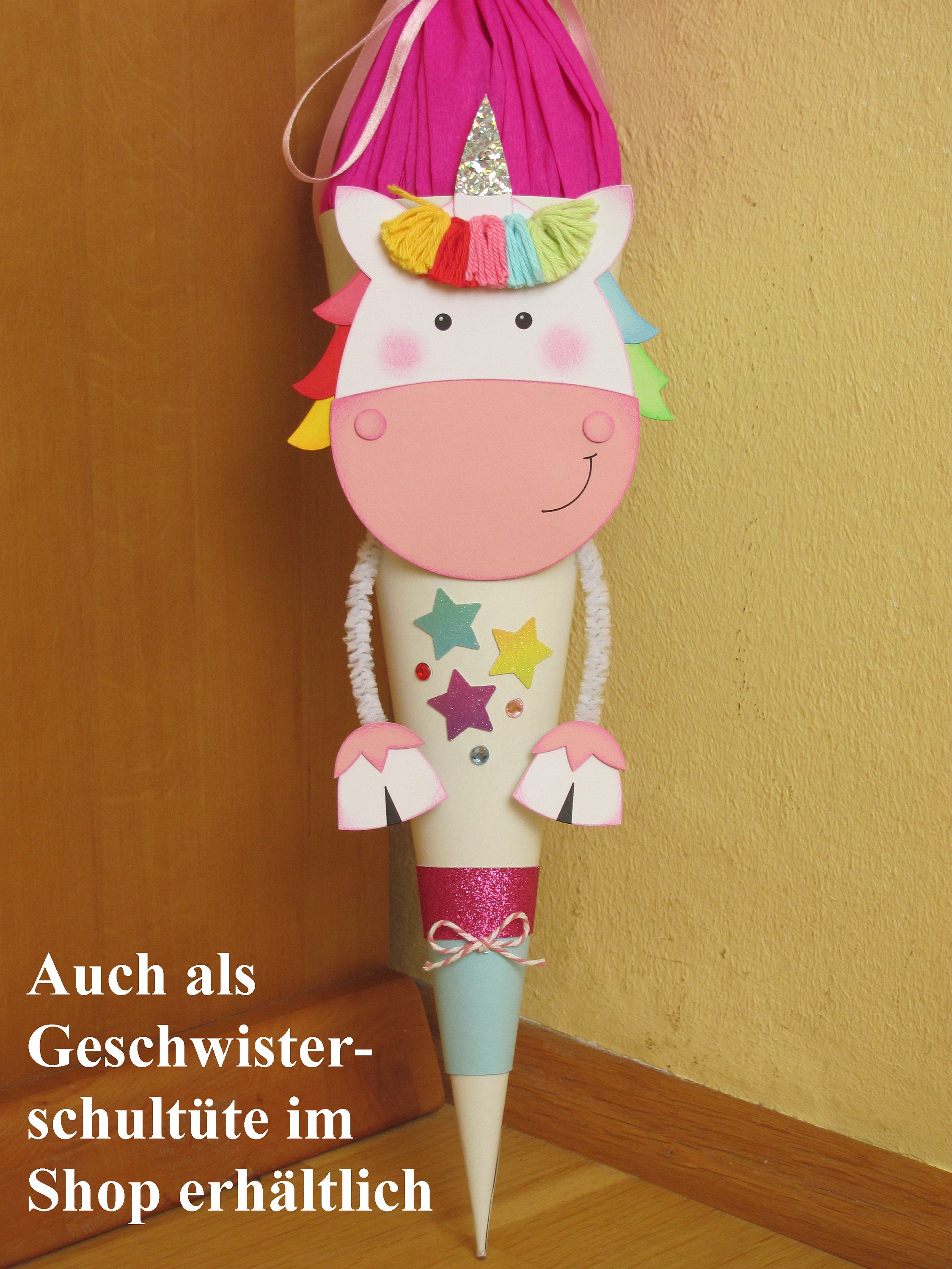 Schultüte Einhorn Zuckertüte Einhorn - Etsy.de