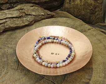 handgefertigte Schmuckschale aus Kupfer Geschenk personalisiert 7. Hochzeitstag