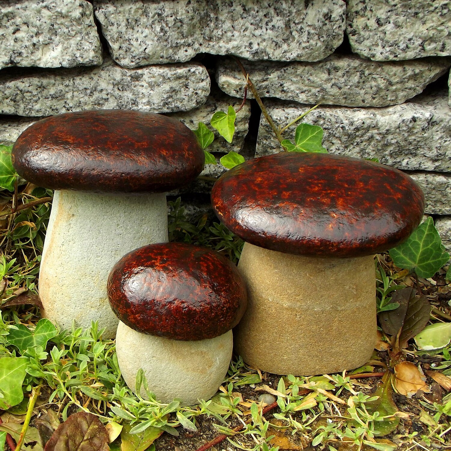 Fairy Garden Kit Fake Mushrooms, Mushroom Sculpture for Terrarium