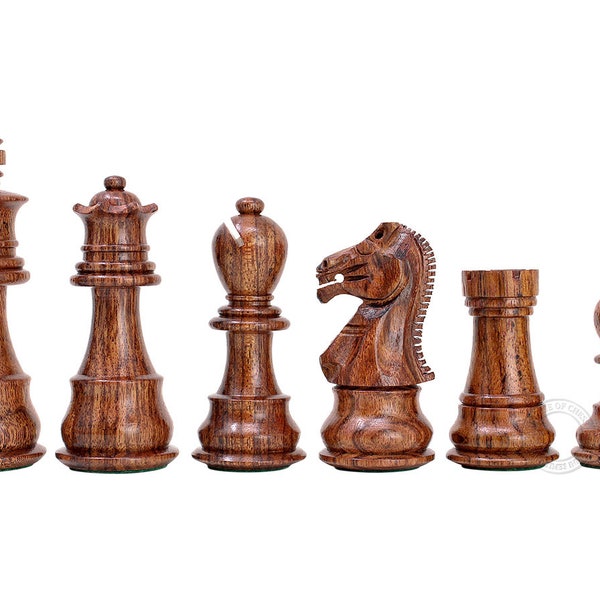 Galaxy Staunton Wooden Chess Set Pieces King size 3" Triple Weighted + 2 Extra Queens