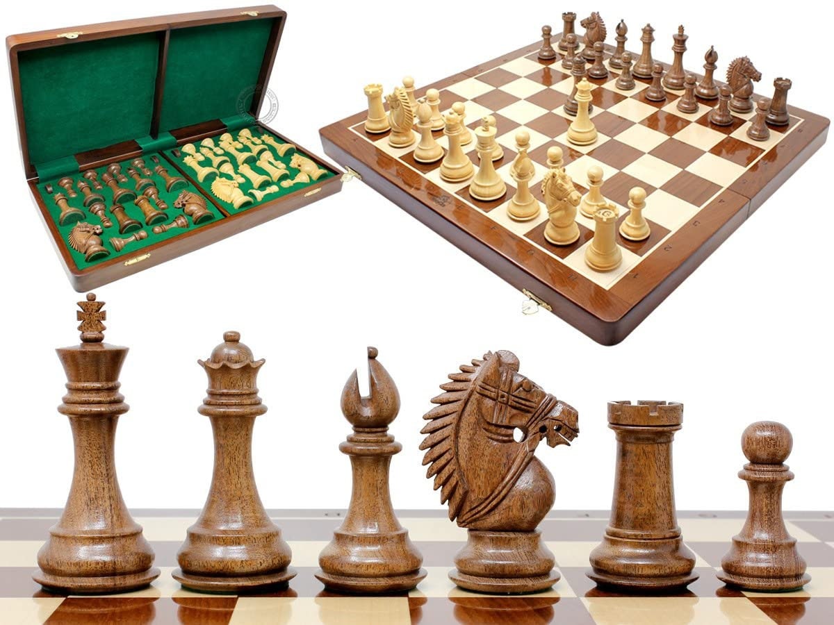 Ultimate Compact Tournament Chess Set with Green Fold-up Board & Triple  Weighted Pieces – Wood Expressions