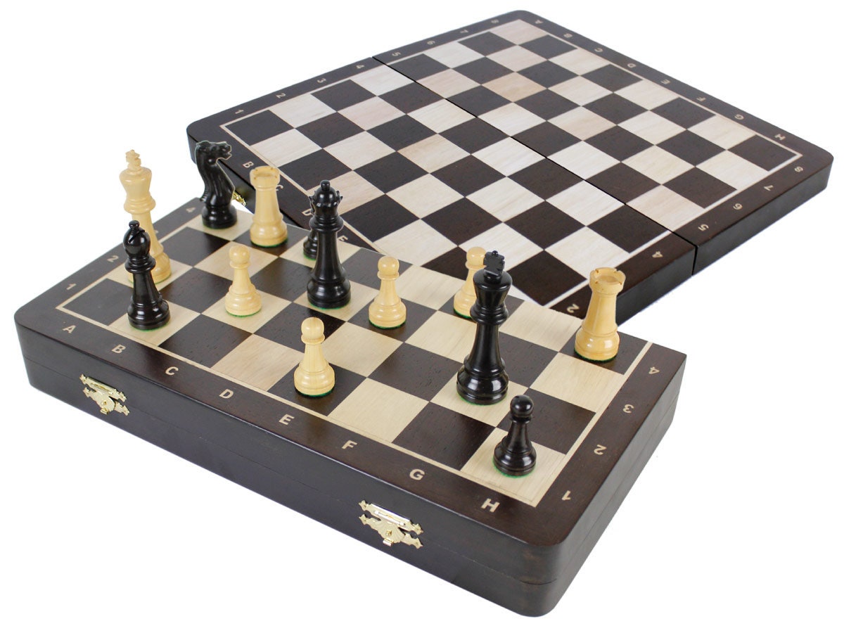  House of Chess - Grand Master Staunton Tournament Chess Set  Pieces - King Size: 3-3/4 (Broad Base) + 2 Extra Queens - Acacia  Wood/Boxwood : Toys & Games