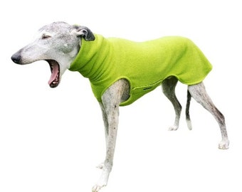 Greyhound sweater polar fleece, with a closure, different colors, 5 different sizes