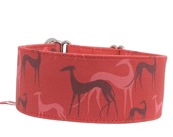 Zugstopp-Halsband Galgo Red, Windhundhalsband, 2 verschiedene Breiten