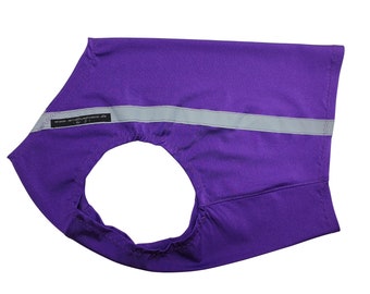 Greyhound safety vest, racing vest, dog safety vest, 5 sizes, optionally with embroidery on a reflective stripe
