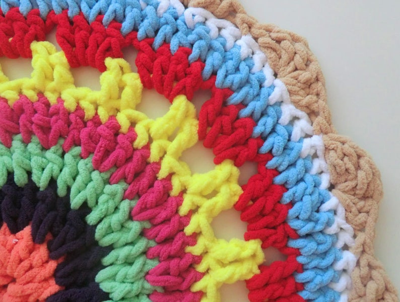Crochet Häkel Teppich Gipsy Bild 3