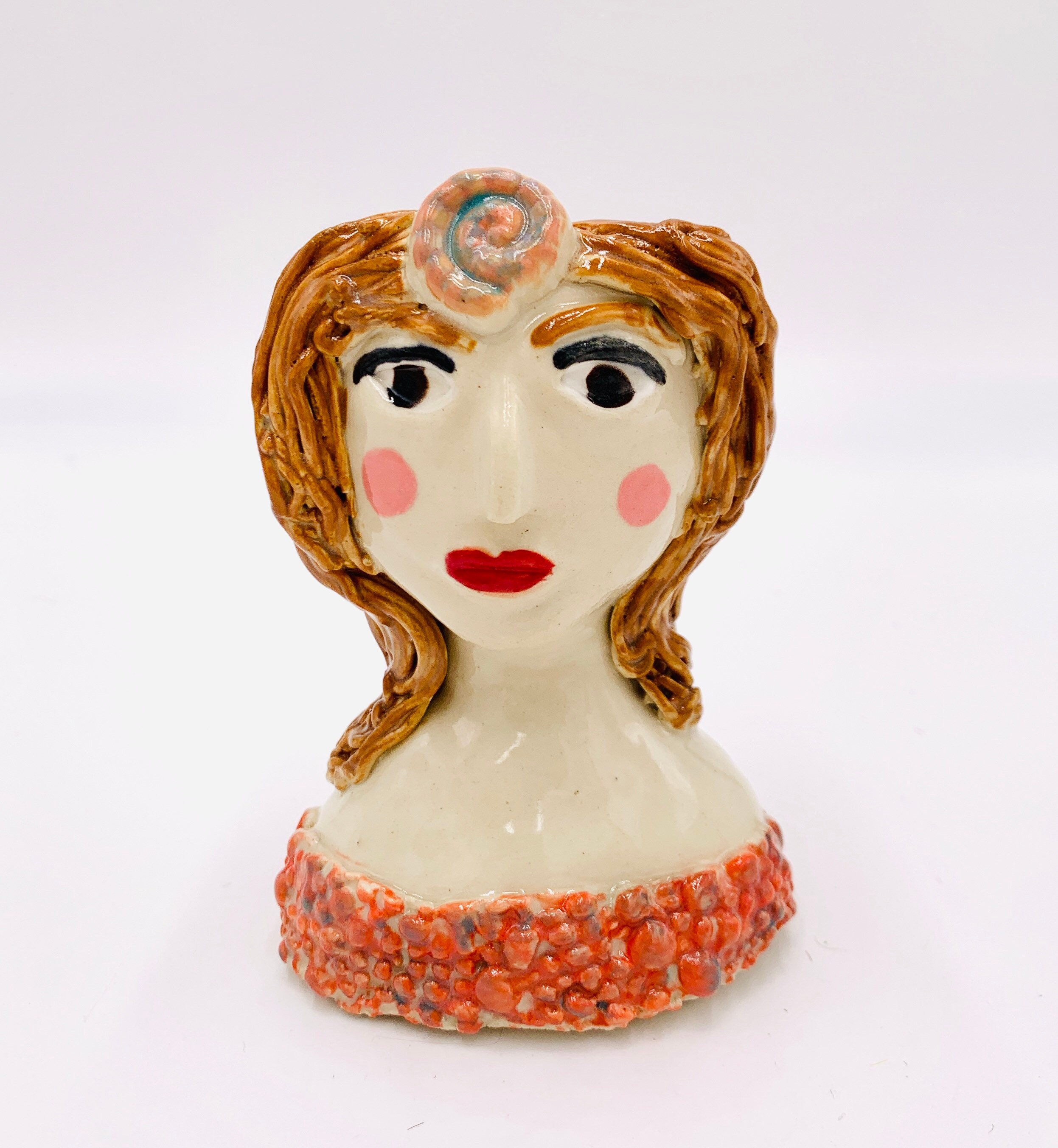 Louie the One Claw Crab and Mermaid Ceramic or Pottery Planter Etsy