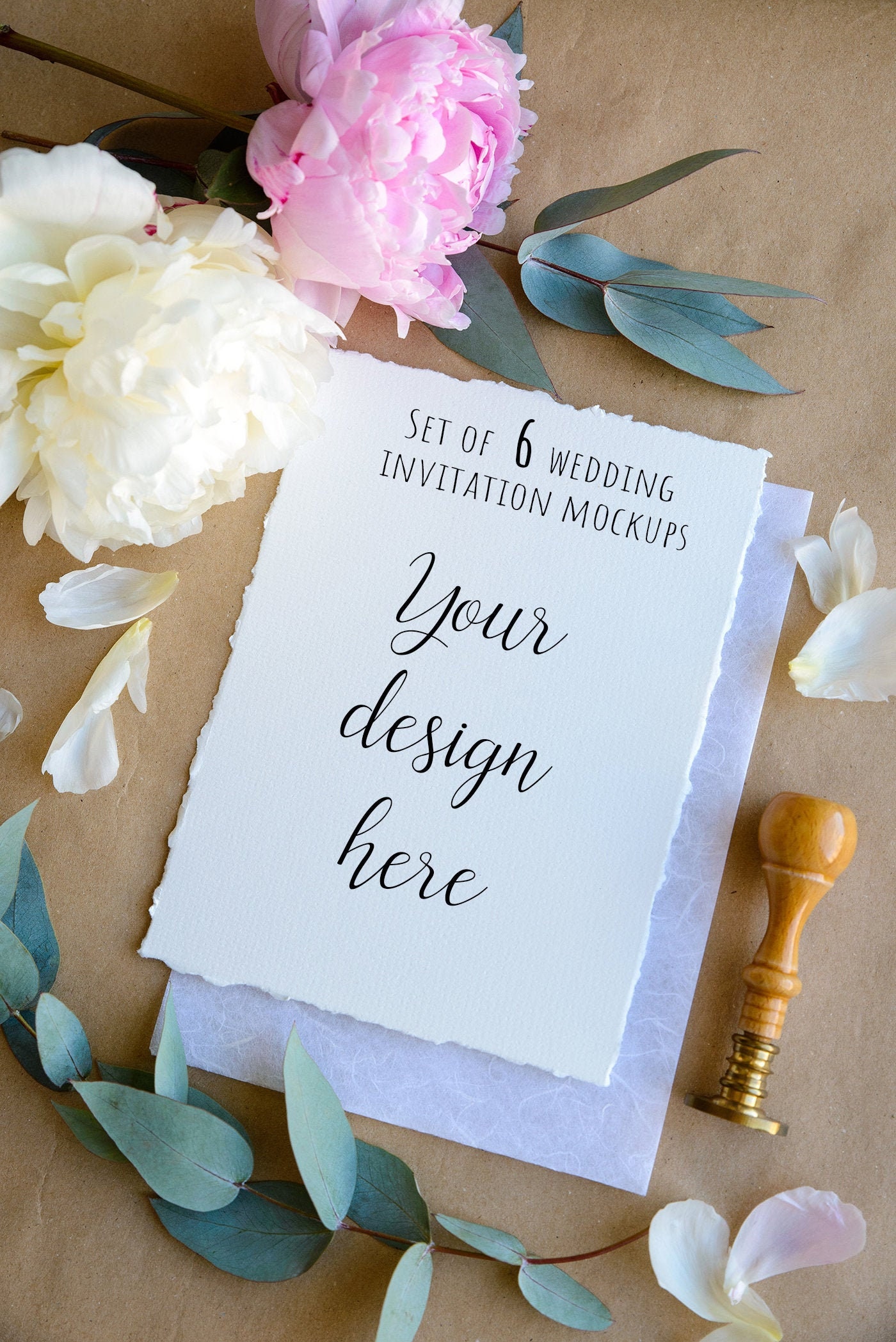 Wedding Invitation Mock up Setwedding Invitation Etsy