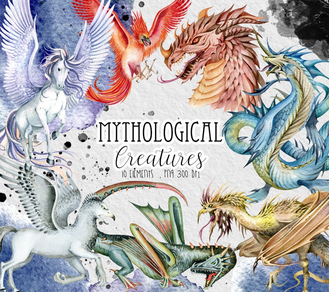 Mythological Creatures - Phoenyx, Pegasus, Dragons, Leviathan, Griffin ...