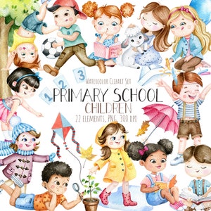 Happy kids clipart, School children, Kids clipart, Education clipart, Back to School clipart, Children Activities clipart, Playing kids