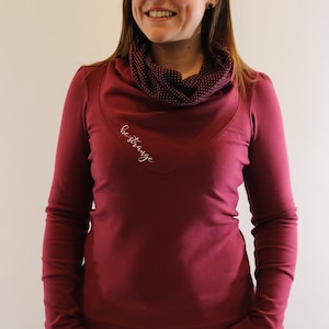 HOODIE "Mika-50", burgundy