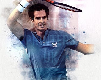 伝説のテニス選手、アンディ・マレーの直筆サイン - Etsy 日本