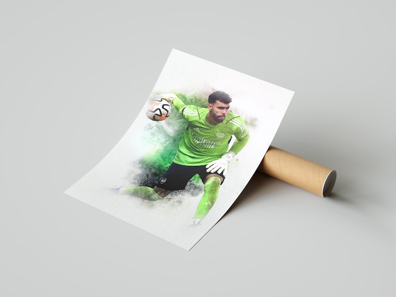 David Raya Poster | David Raya Print, Sports Poster, Football Player ...