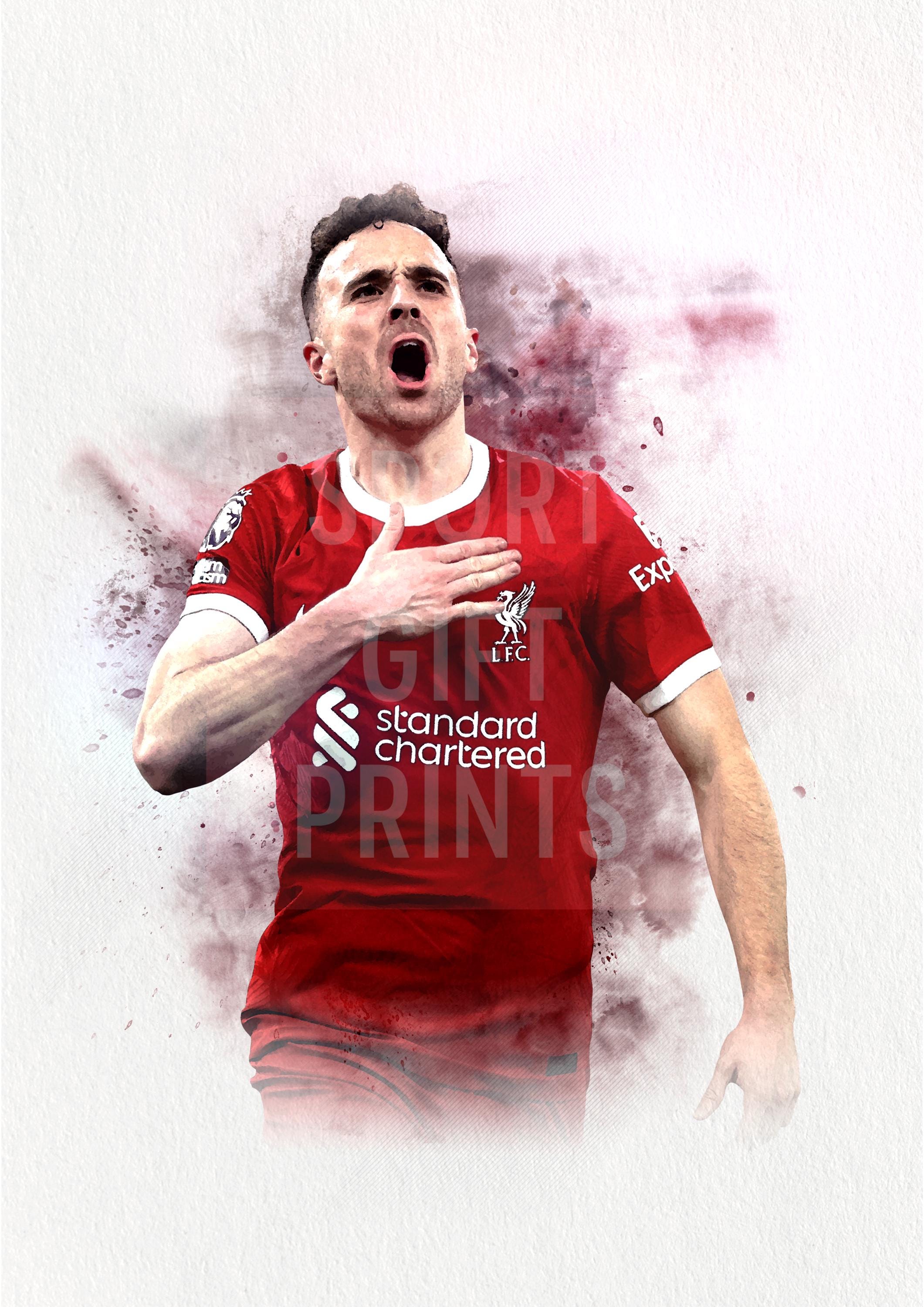 Diogo Jota Poster | Diogo Jota Print, Sports Poster, Football