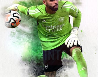 David Raya-poster | David Raya-afdruk, sportposter, poster voetbalspeler, kunst aan de muur David Raya Arsenal-poster