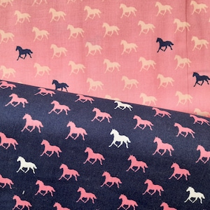 Tissu coton tissu licorne cheval princesse rose bleu école cône tissus en coton