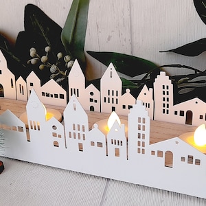 Tealight holder lantern Advent wreath Christmas candle Christmas decoration decoration