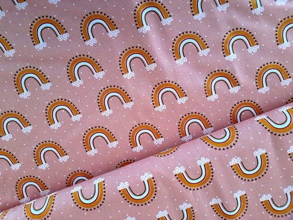 Baumwolle Regenbogen Stoff Baumwollstoff Mit Regenbogen Stoffpaket