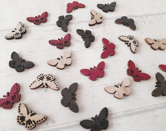 Butterflies wooden decoration table decoration baptism communion wooden butterflies decoration