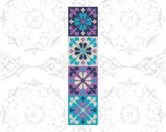 Bookmark Cross Stitch Pattern PDF Download Bookmark Art DIY Traditonal Craft DIY Counted Cross Stitch Pattern Digital Design