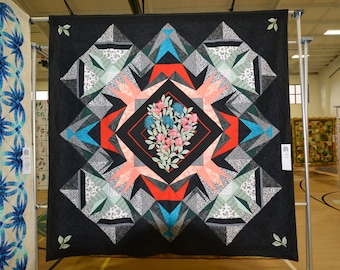 Colcha de ramo floral