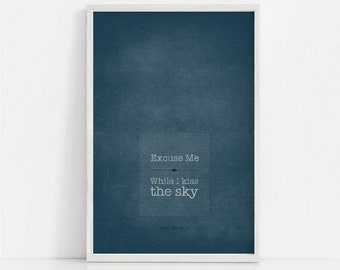 Jimi Hendrix Lyrics Etsy