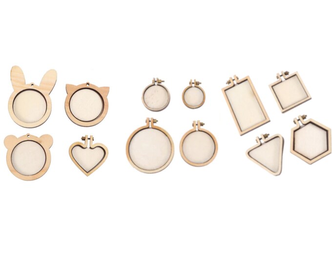 1 Dozen 3 Inch Round Cross Stitch Frames/ Gold Etsy