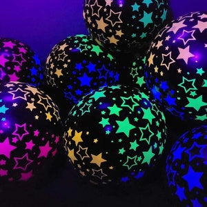 Ballons UV avec Imprimé Disco
