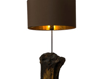 Rustic old oak wooden lamp, floor lamp, gome decor, natural wood, reclaimed wood