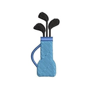 Golf Clubs grün Stickerei Design Mini Golf kleine Maschine Stickerei Muster Golfen Embroidery