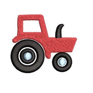 Farm Tractor Embroidery Design Mini Boy Small Machine Embroidery Pattern Shirt Embroidery
