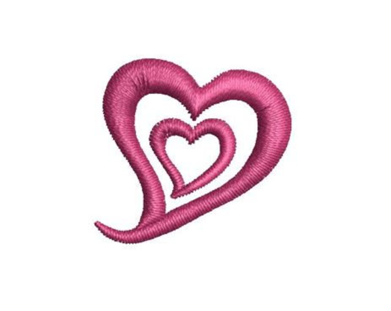 Love hearts embroidery design mini small outline two hearts  etsy Love hearts embroidery design mini small outline two hearts  etsy
