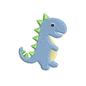 ベビー恐竜刺繍デザイン ミニ小型機械刺繍パターン シャツ刺繍