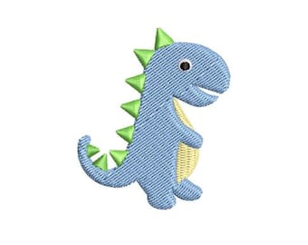Baby Dinosaur Embroidery Design Mini Small Machine Embroidery Pattern Shirt Embroidery