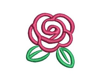 Rose Embroidery Design Mini Rose Flower Small Machine Embroidery Pattern  Shirt Embroidery
