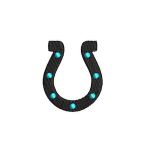 Mini Horseshoe Embroidery Design Horse Shoe Small Machine Embroidery Pattern Shirt Embroidery