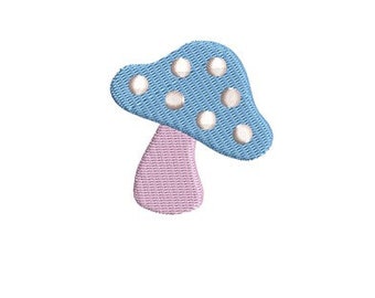 Mini Mushroom Embroidery Design Small Machine Pattern