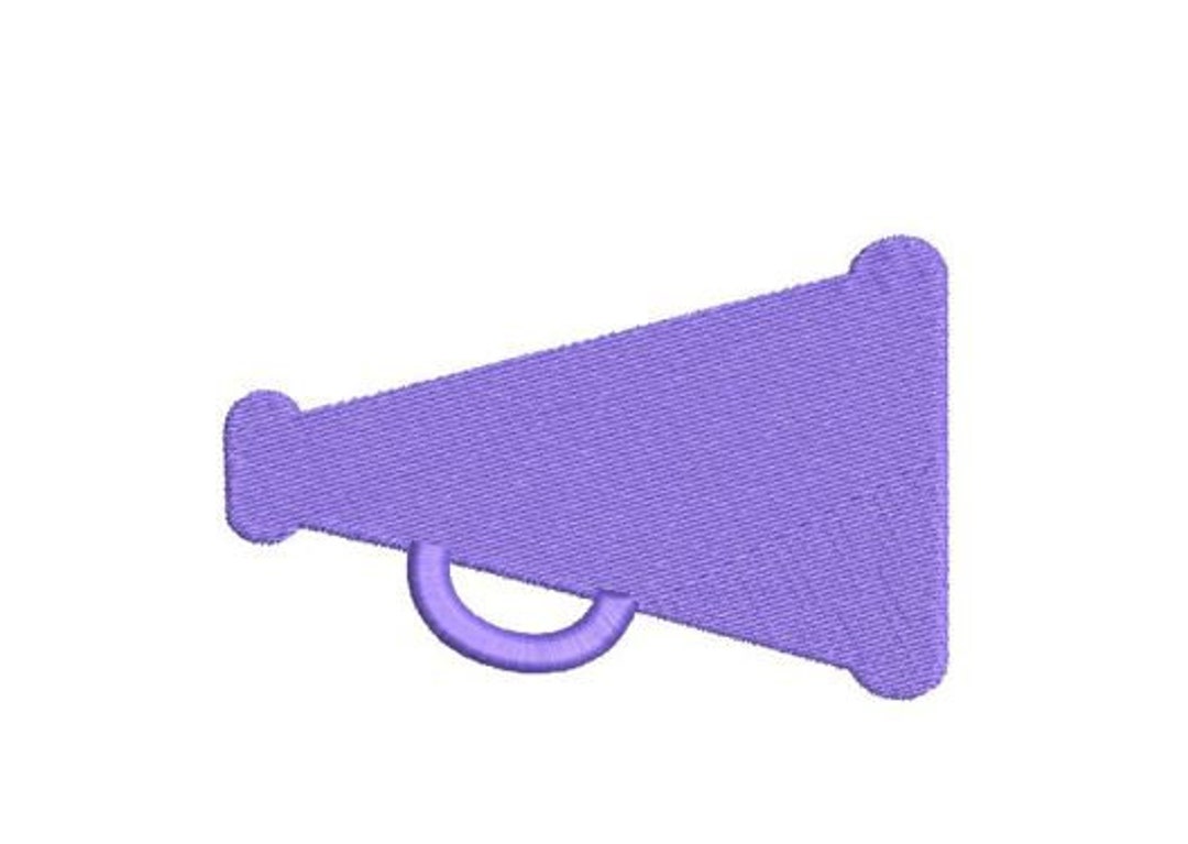 Megaphone Embroidery Design Mini Small Cheer Cheerleading Machine