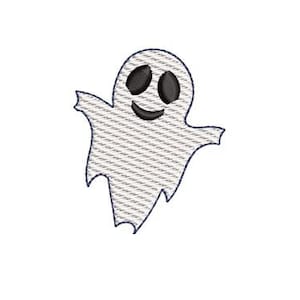 Ghost Quick Stitch Embroidery Design Mini Small Halloween Sketch Machine Embroidery Pattern Shirt Embroidery