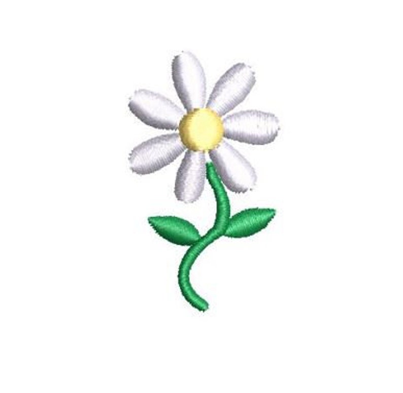 Mini daisy flower embroidery design small machine embroidery  etsy Mini daisy flower embroidery design small machine embroidery  etsy