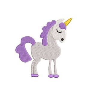Mini Unicorn Embroidery Design Small Baby Unicorn Machine Embroidery Pattern Shirt Embroidery