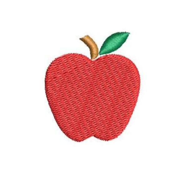 Apple Embroidery Design Mini Fruit Small Machine Embroidery Pattern Shirt Embroidery